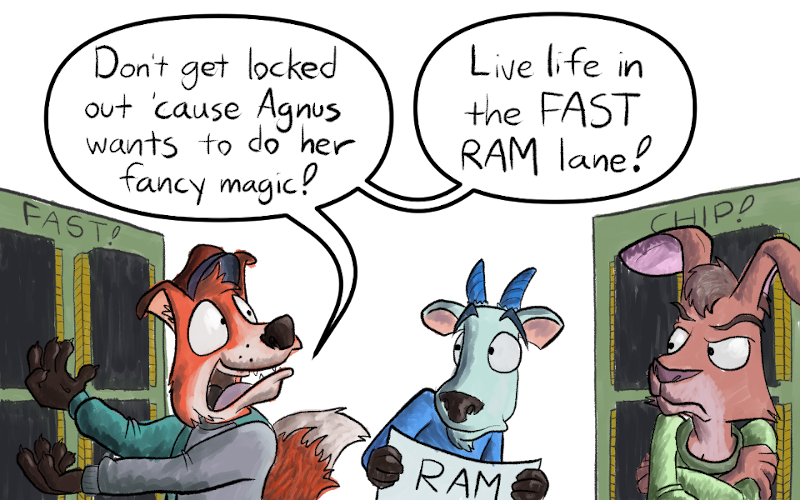 A program looks at Agnus and the 68K process, wonder who to allocate RAM from