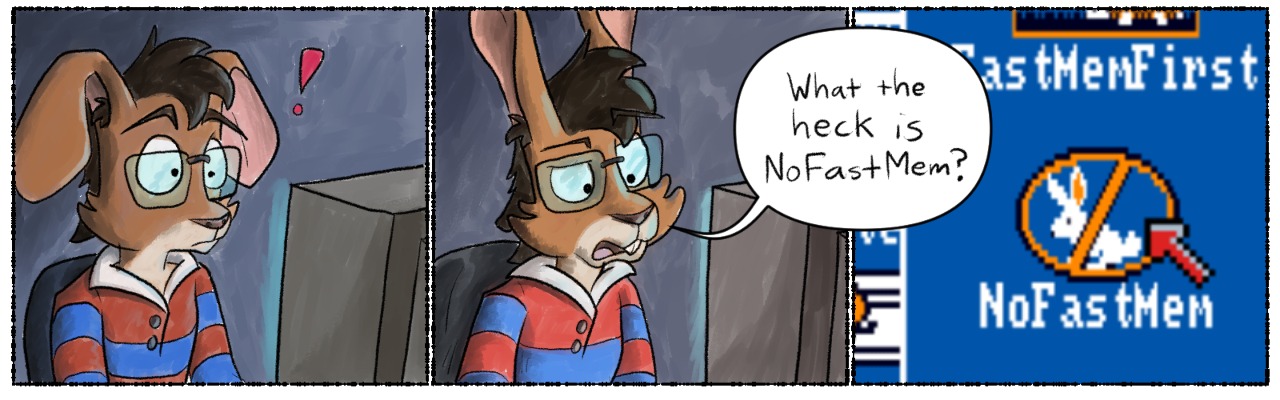 Young Topaz using an Amiga: &ldquo;What the heck is NoFastMem?&rdquo;
